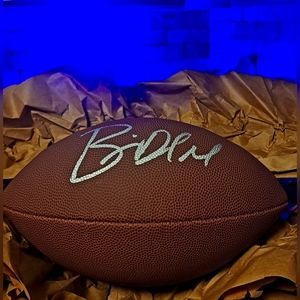 NY Giants head coach Brian Daboll autographed football